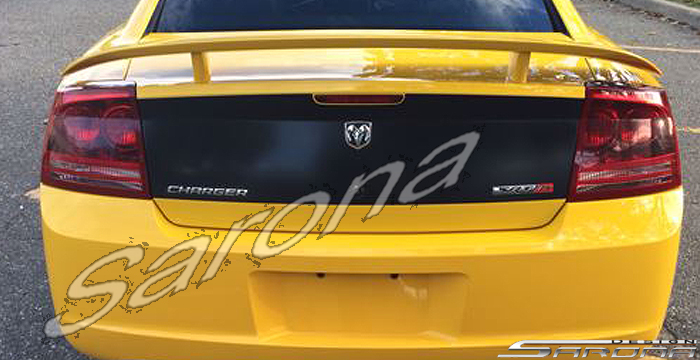 Custom Dodge Charger Trunk Wing  Sedan (2005 - 2010) - $249.00 (Manufacturer Sarona, Part #DG-020-TW)